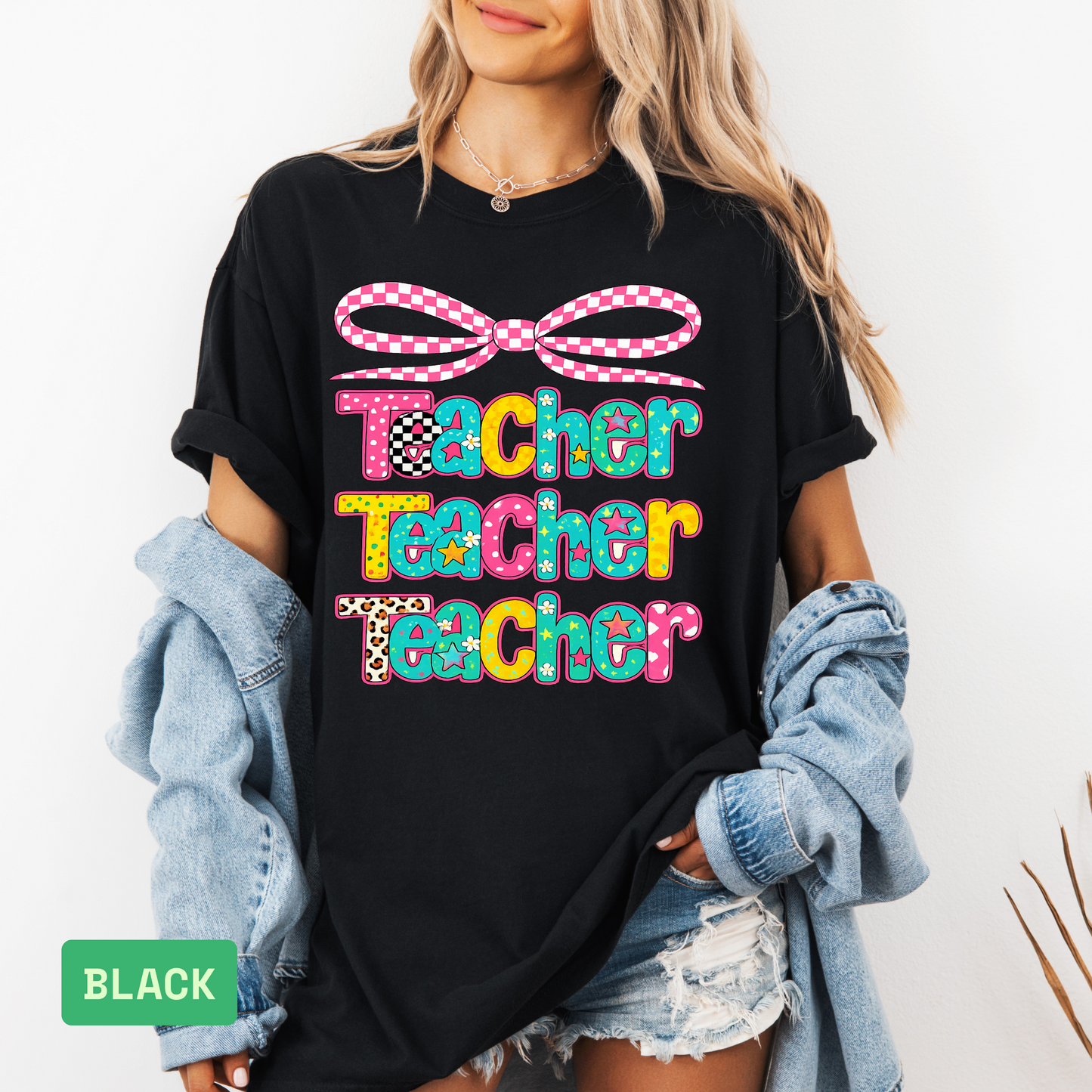 ๐ Teacher Shirt | Comfort Colors Back to School T-Shirt | Cute Teacher Gift - Evie's Dreamlands