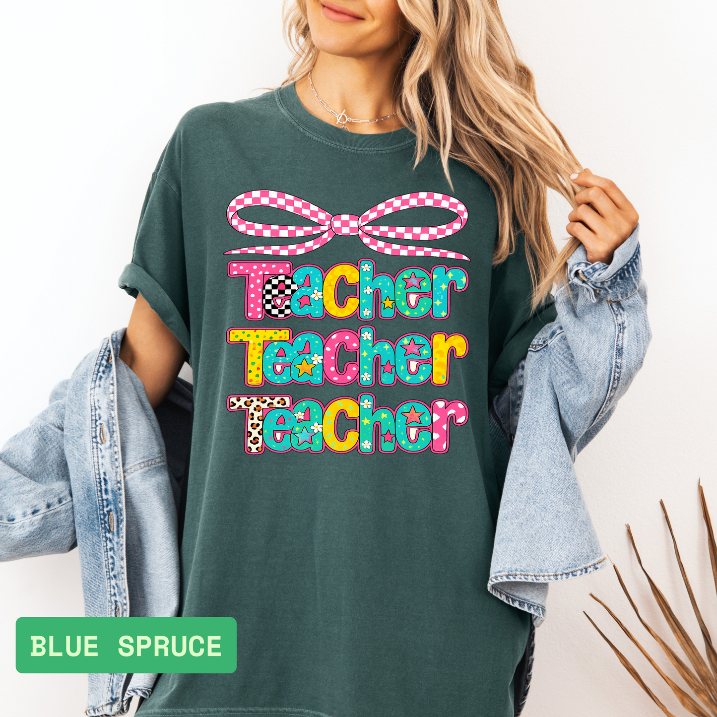 ๐ Teacher Shirt | Comfort Colors Back to School T-Shirt | Cute Teacher Gift - Evie's Dreamlands