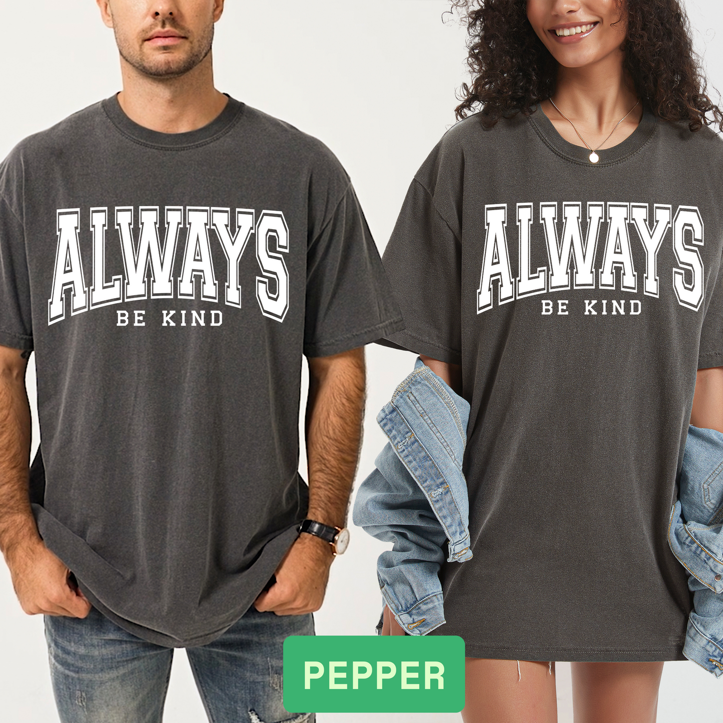 Always Be Kind T-Shirt – Comfort Colors® Kindness Graphic Tee, Positive Message Shirt, Mental Health Awareness Gift - Evie's Dreamlands
