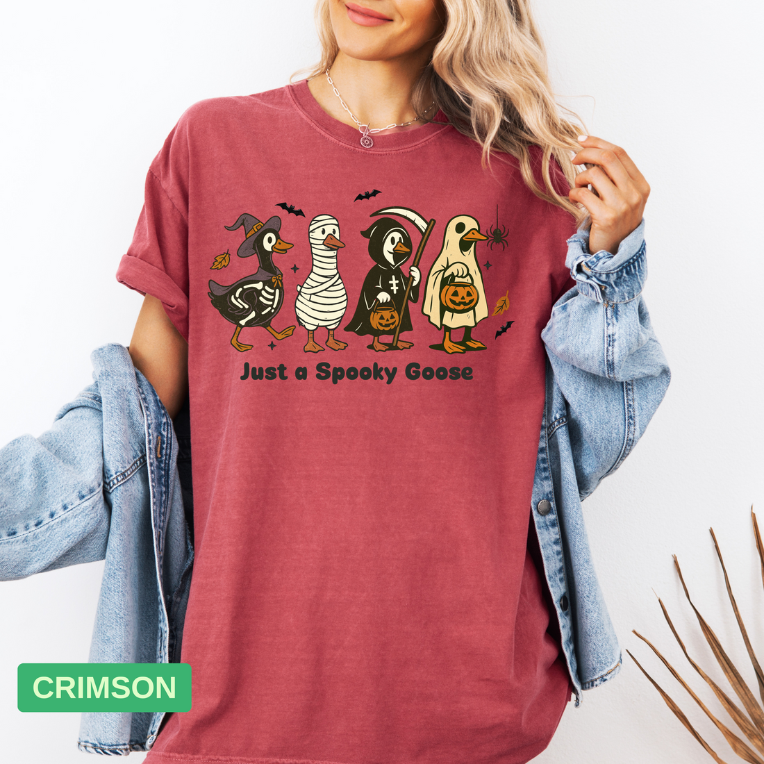 Funny Halloween Goose T-Shirt | Cute Spooky Fall Costume Tee - Evie's Dreamlands