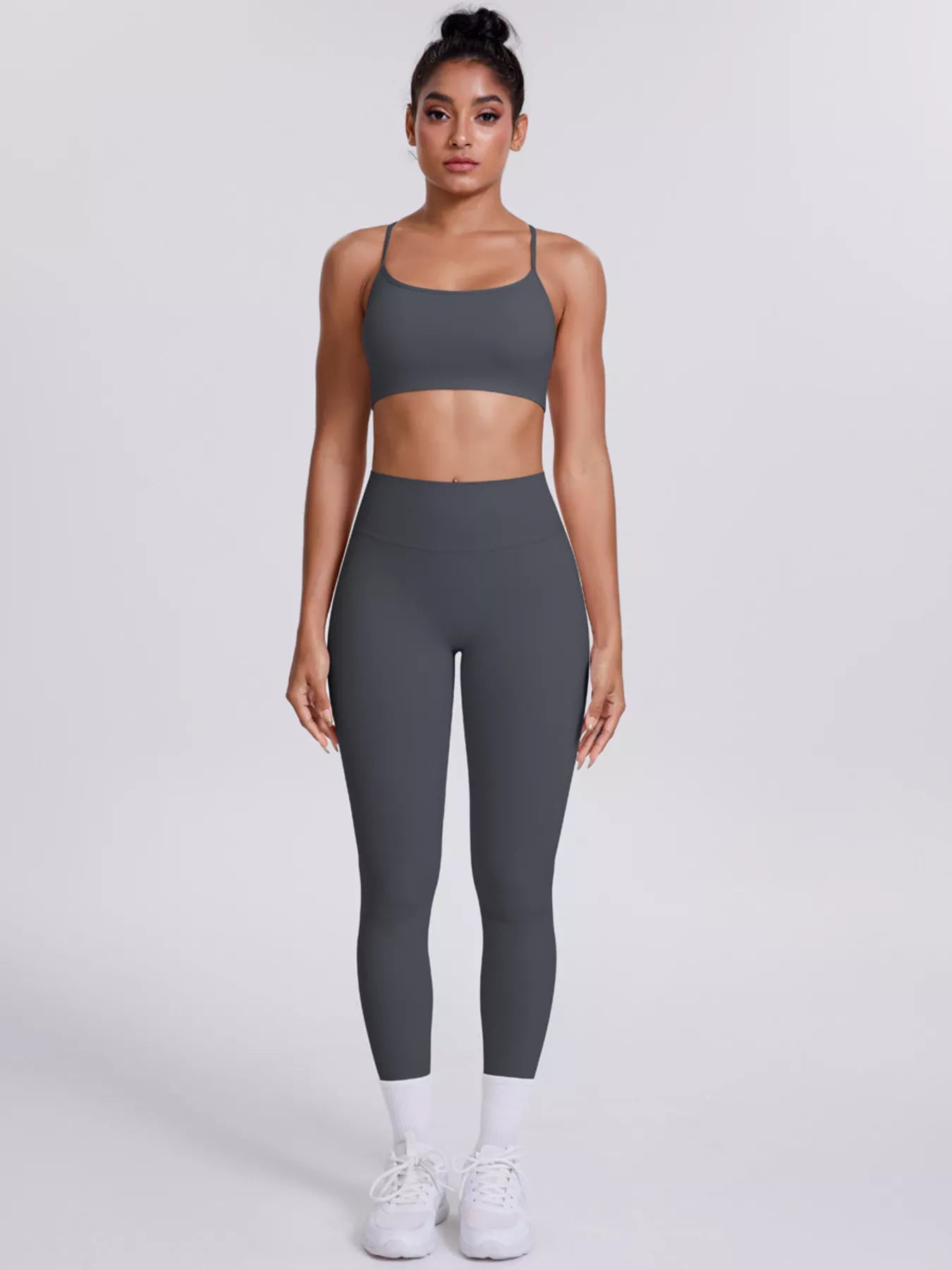 Criss-Cross Back Cami & Leggings Set