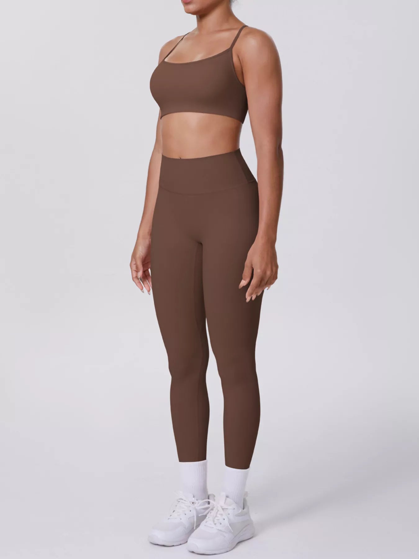 Criss-Cross Back Cami & Leggings Set