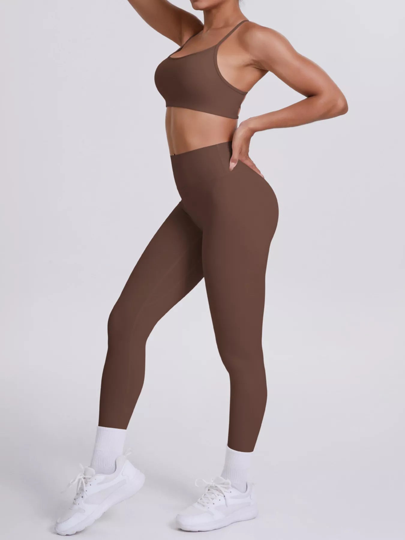 Criss-Cross Back Cami & Leggings Set