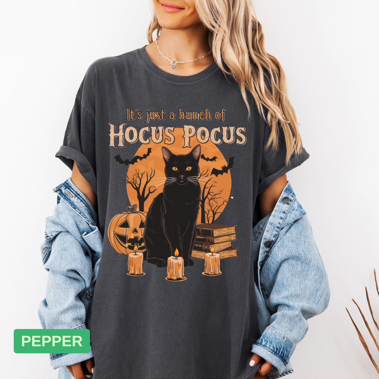 Hocus Pocus Black Cat T-Shirt | Halloween Movie Shirt | Spooky Season Tee - Evie's Dreamlands