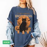 Hocus Pocus T-Shirt | Halloween Movie Shirt & Witchy Cat Gift - Evie's Dreamlands