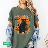 Hocus Pocus T-Shirt | Halloween Movie Shirt & Witchy Cat Gift - Evie's Dreamlands
