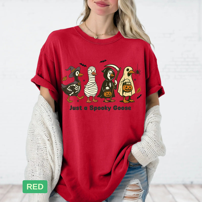 Funny Halloween Goose T-Shirt | Cute Spooky Fall Costume Tee - Evie's Dreamlands