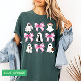 Pink Halloween T-Shirt | Breast Cancer Awareness Pink Ribbon Tee - Evie's Dreamlands