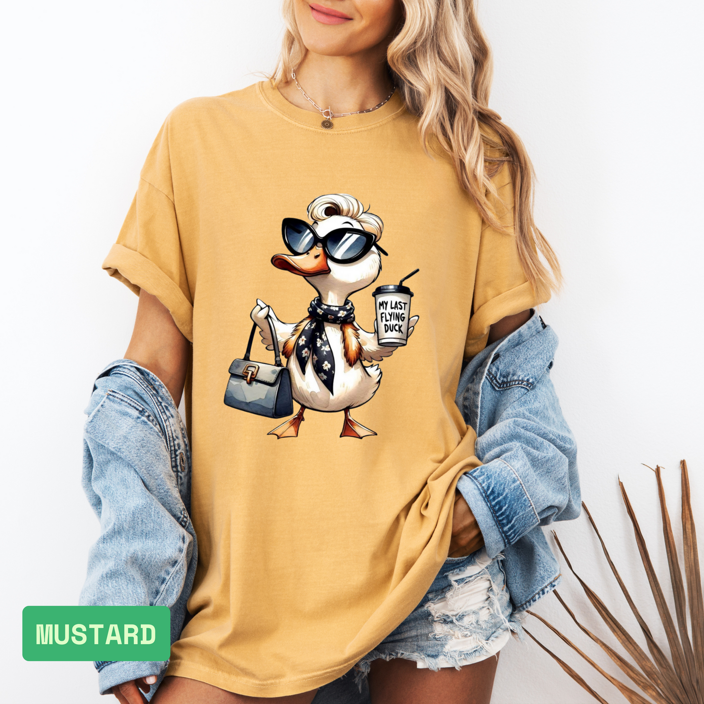 Funny Duck T-Shirt | "My Last Flying Duck" Sarcastic Tee | Quirky Duck Lover Gift - Evie's Dreamlands