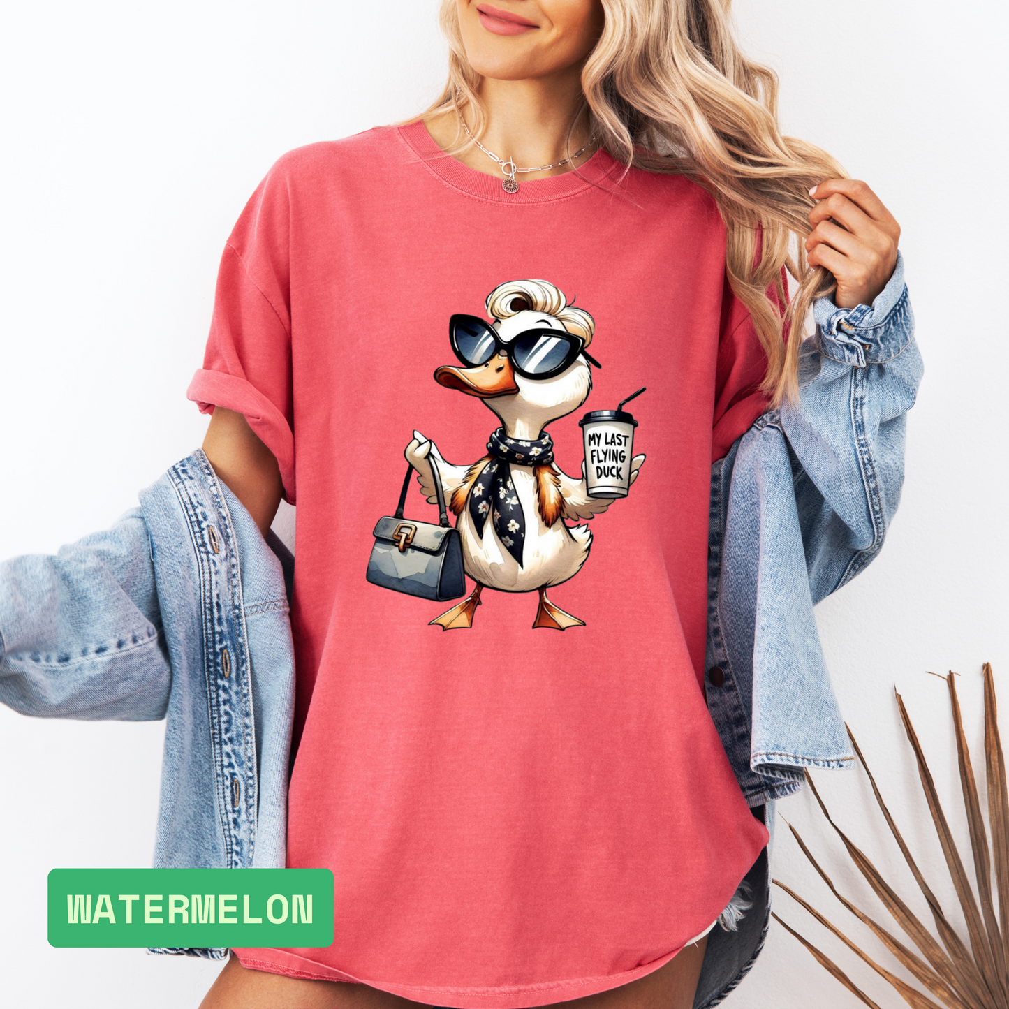 Funny Duck T-Shirt | "My Last Flying Duck" Sarcastic Tee | Quirky Duck Lover Gift - Evie's Dreamlands
