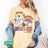 🩺 Spooky Season Nurse Shirt | Funny Comfort Colors Halloween Tee - Evie's Dreamlands