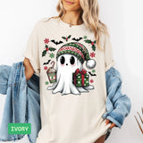 Christmas Ghost T-Shirt | Comfort Colors® Funny Christmas Gift - Evie's Dreamlands