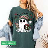 Christmas Ghost T-Shirt | Comfort Colors® Funny Christmas Gift - Evie's Dreamlands