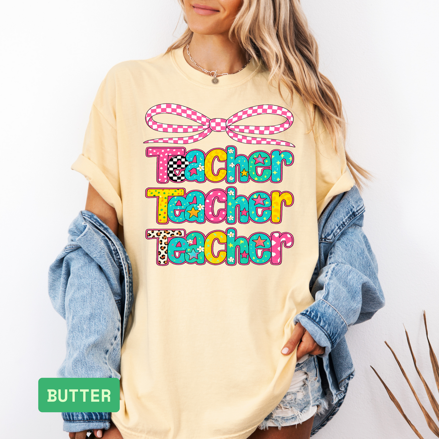 🍎 Teacher Shirt | Comfort Colors Back to School T-Shirt | Cute Teacher Gift - Evie's Dreamlands