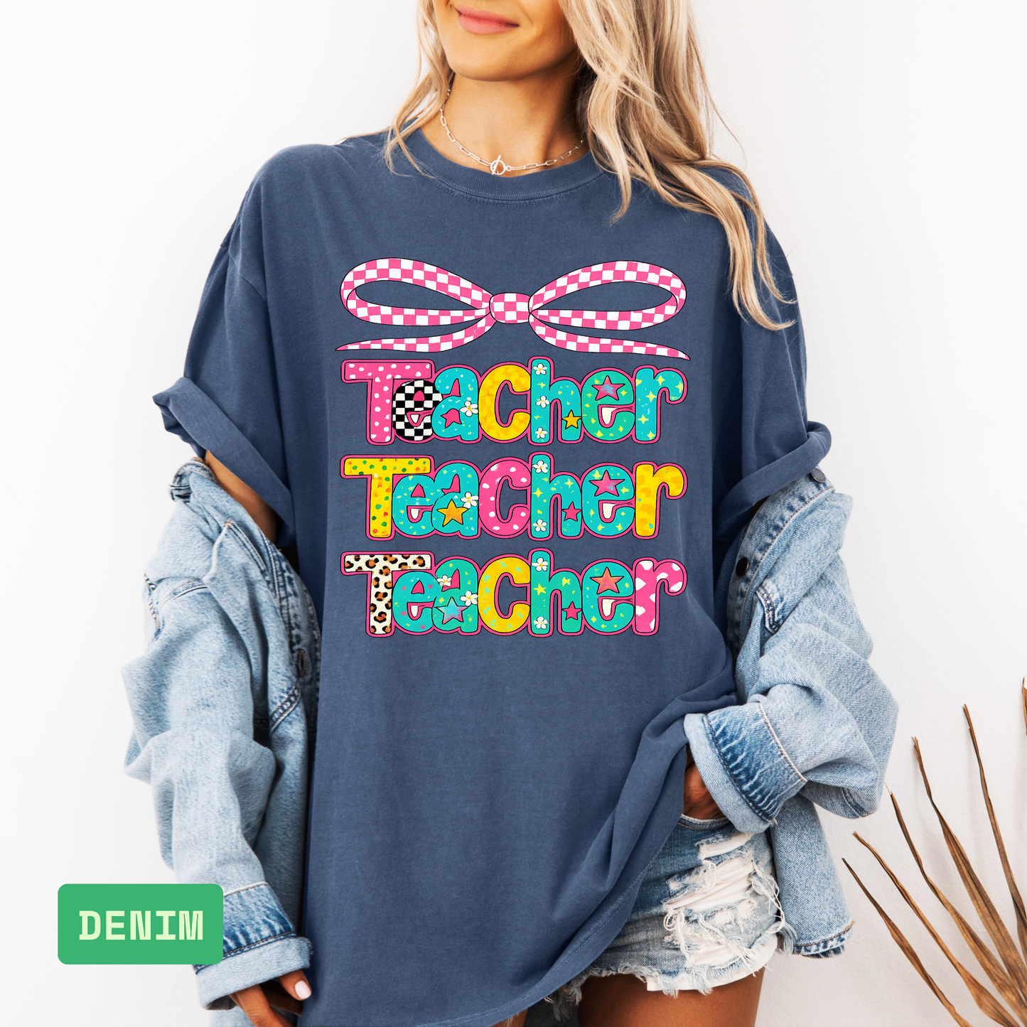 🍎 Teacher Shirt | Comfort Colors Back to School T-Shirt | Cute Teacher Gift - Evie's Dreamlands