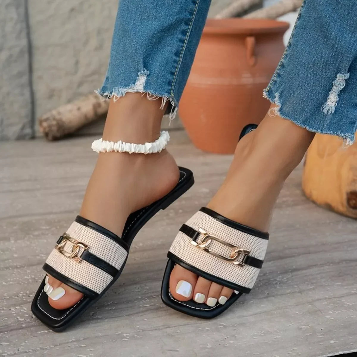Comfortable women's ballet flats sandals for everyday casual outfits