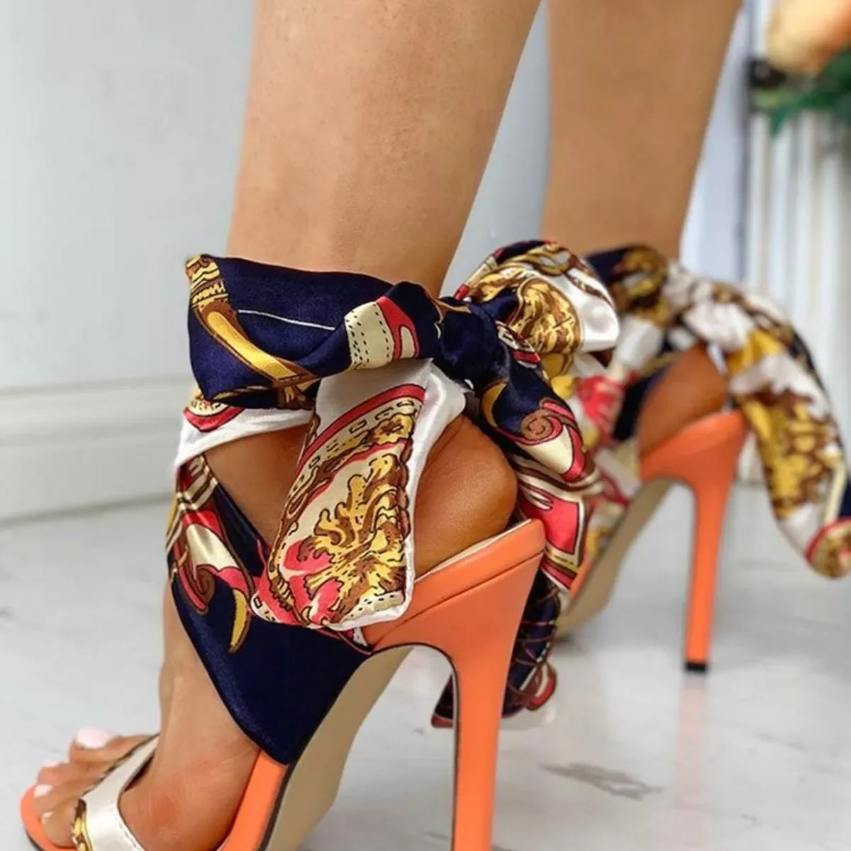 Chic women's high heel sandals with open toe design for party and special occasions