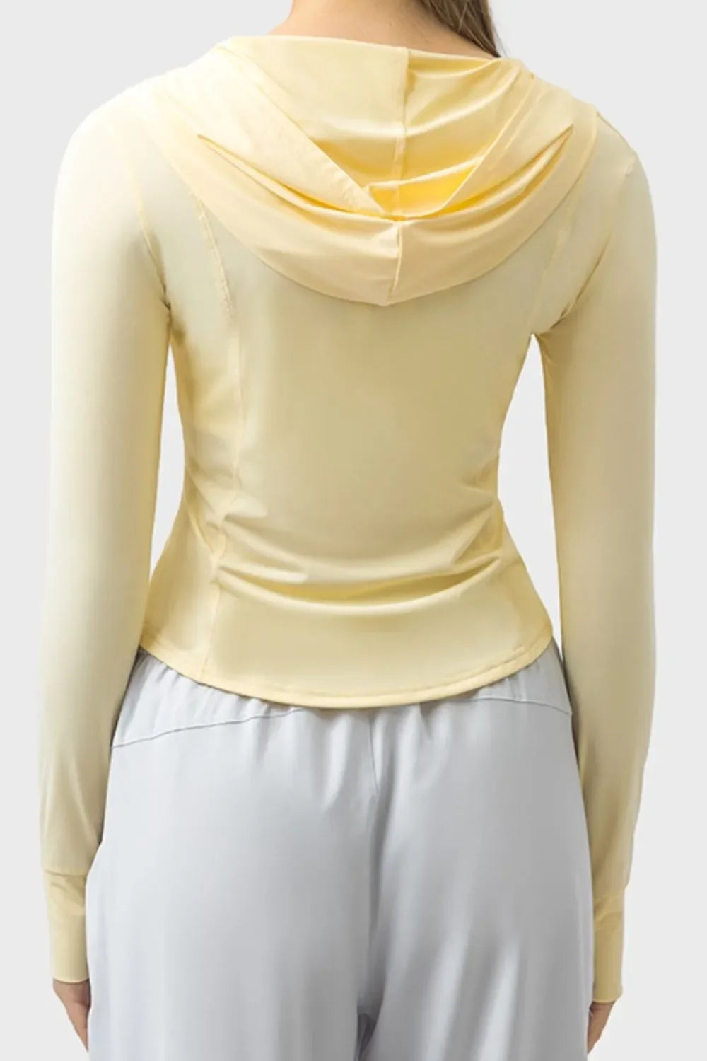 Zip Up Hooded Active Jacket
