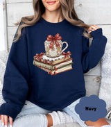 🎄☃️ Cozy Christmas Sweatshirt | Book Lover Gift for Her 🎁 - Evie's Dreamlands