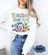 🍎 Teacher Sweatshirt | Cozy Crewneck Teacher Gift | Back to School & Appreciation - Evie's Dreamlands