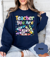 🍎 Teacher Sweatshirt | Cozy Crewneck Teacher Gift | Back to School & Appreciation - Evie's Dreamlands