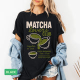 Women’s Matcha Club T-Shirt Gift for Tea Lovers - Evie's Dreamlands