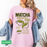 Women’s Matcha Club T-Shirt Gift for Tea Lovers - Evie's Dreamlands