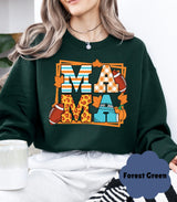 🍂 Fall Mama Sweatshirt | Cozy Autumn Coquette Sweater | Thankful Mama Gift - Evie's Dreamlands
