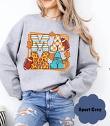 🍂 Fall Mama Sweatshirt | Cozy Autumn Coquette Sweater | Thankful Mama Gift - Evie's Dreamlands