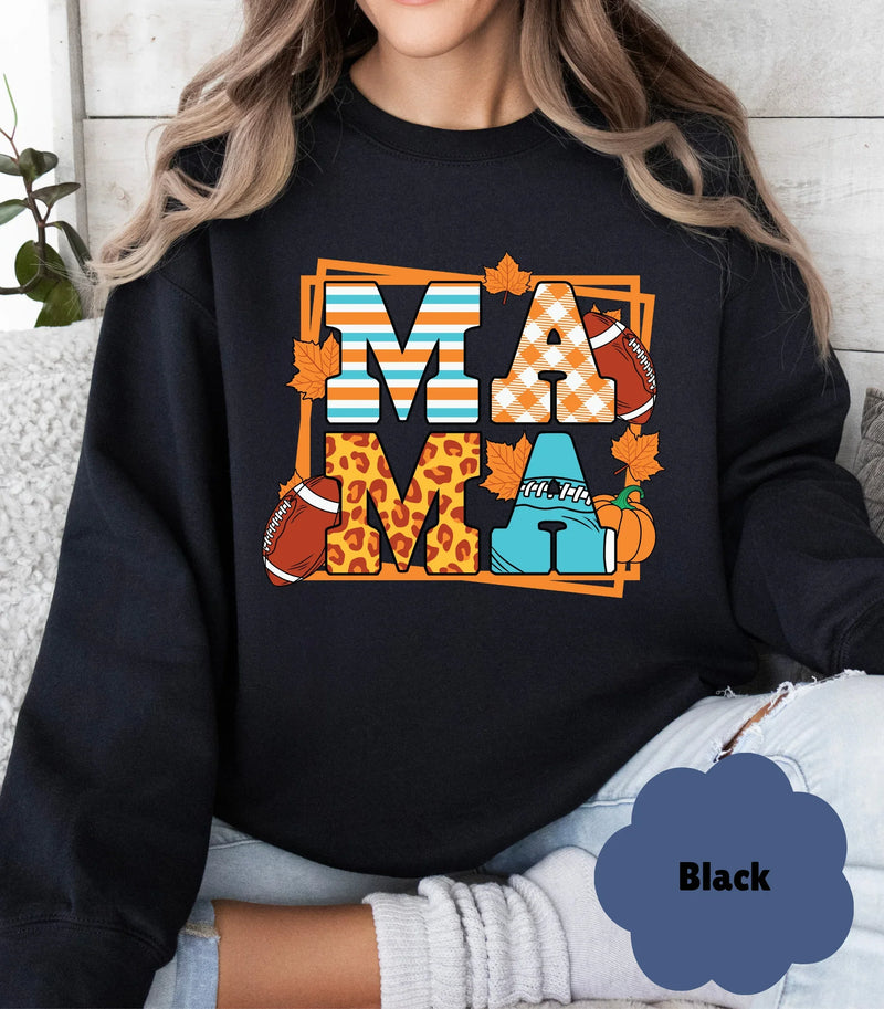 🍂 Fall Mama Sweatshirt | Cozy Autumn Coquette Sweater | Thankful Mama Gift - Evie's Dreamlands