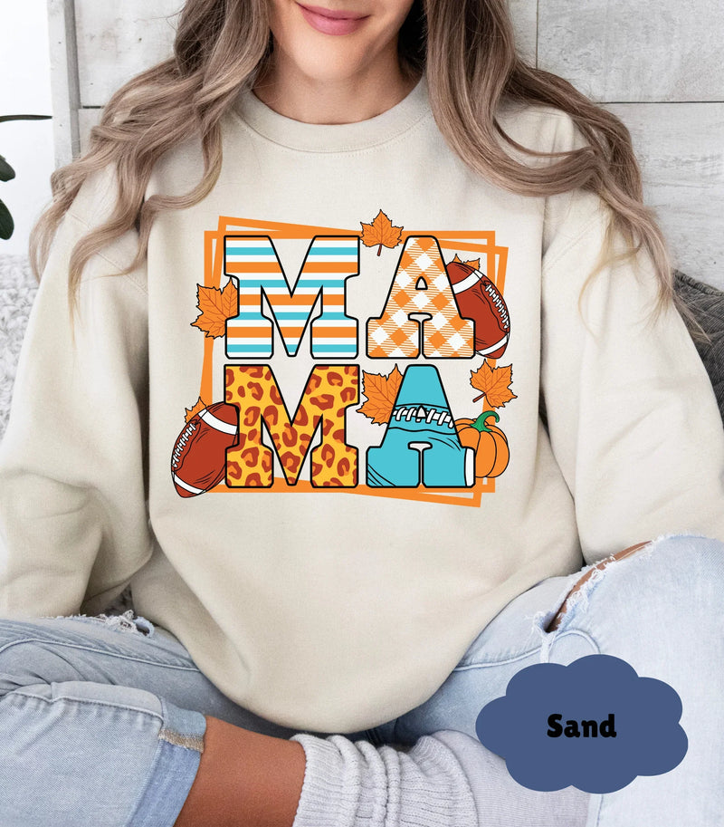 🍂 Fall Mama Sweatshirt | Cozy Autumn Coquette Sweater | Thankful Mama Gift - Evie's Dreamlands