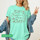 Game Day Doodle T-Shirt | Comfort Colors® Football Shirt for Fans - Evie's Dreamlands