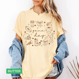 Game Day Doodle T-Shirt | Comfort Colors® Football Shirt for Fans - Evie's Dreamlands