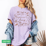 Game Day Doodle T-Shirt | Comfort Colors® Football Shirt for Fans - Evie's Dreamlands