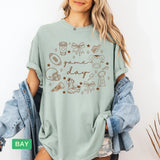 Game Day Doodle T-Shirt | Comfort Colors® Football Shirt for Fans - Evie's Dreamlands