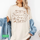 Game Day Doodle T-Shirt | Comfort Colors® Football Shirt for Fans - Evie's Dreamlands