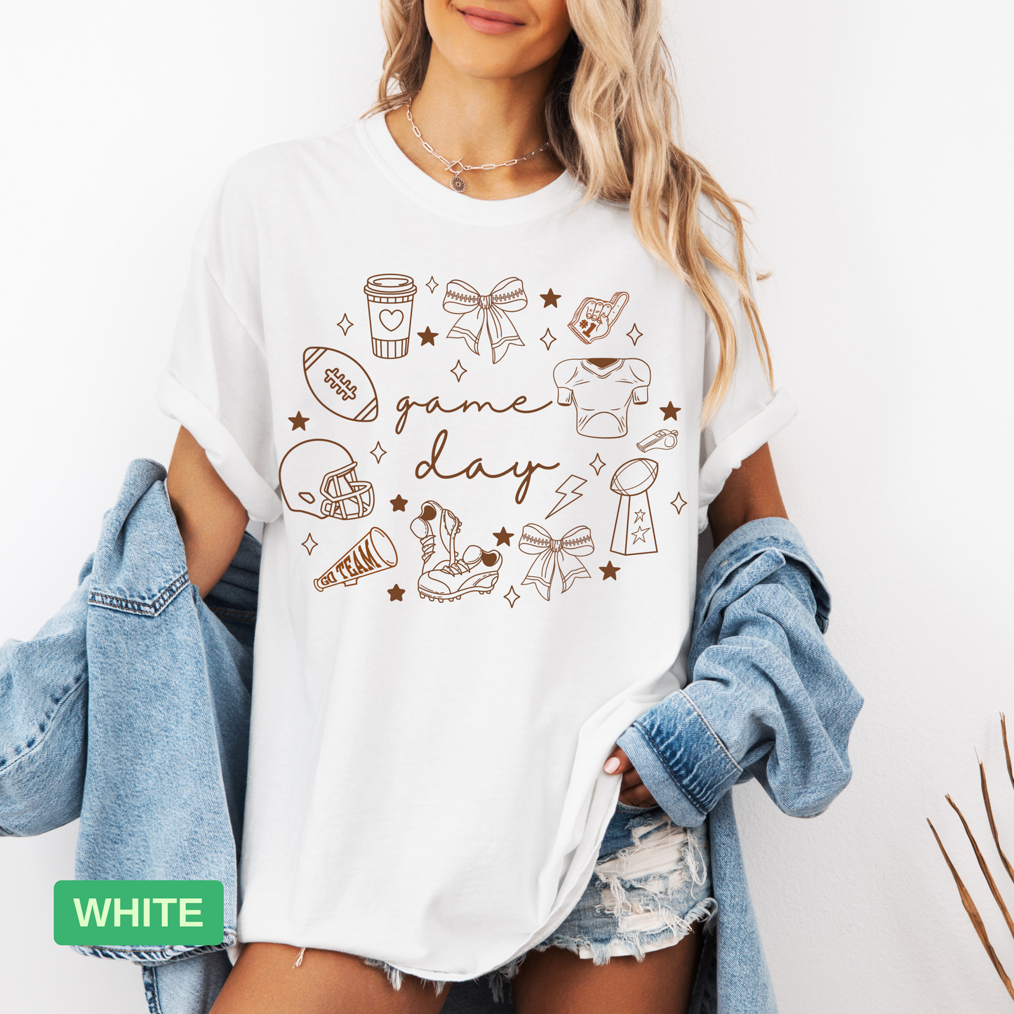 Game Day Football T-Shirt | Fall Sports Fan Shirt - Evie's Dreamlands