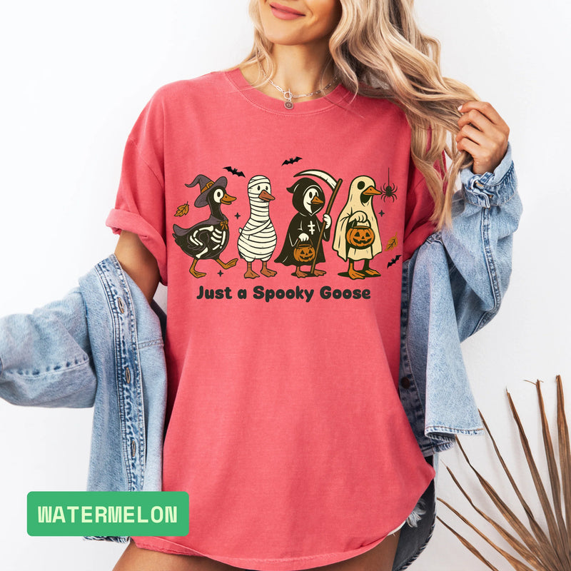 Funny Halloween Goose T-Shirt | Cute Spooky Fall Costume Tee - Evie's Dreamlands