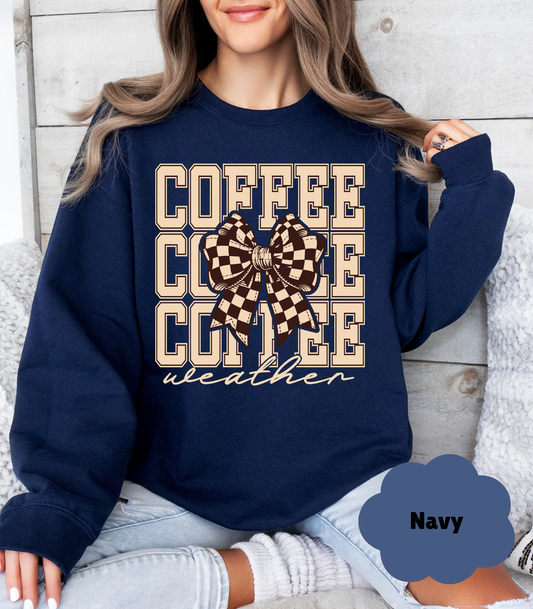 ☕ Coffee Lover’s Cozy Sweatshirt | Fall & Winter Pullover | Gift for Her - Evie's Dreamlands