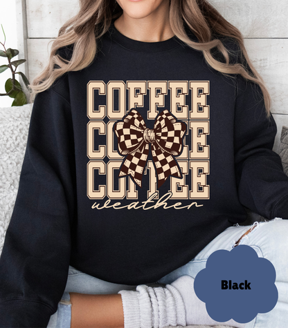 ☕ Coffee Lover’s Cozy Sweatshirt | Fall & Winter Pullover | Gift for Her - Evie's Dreamlands