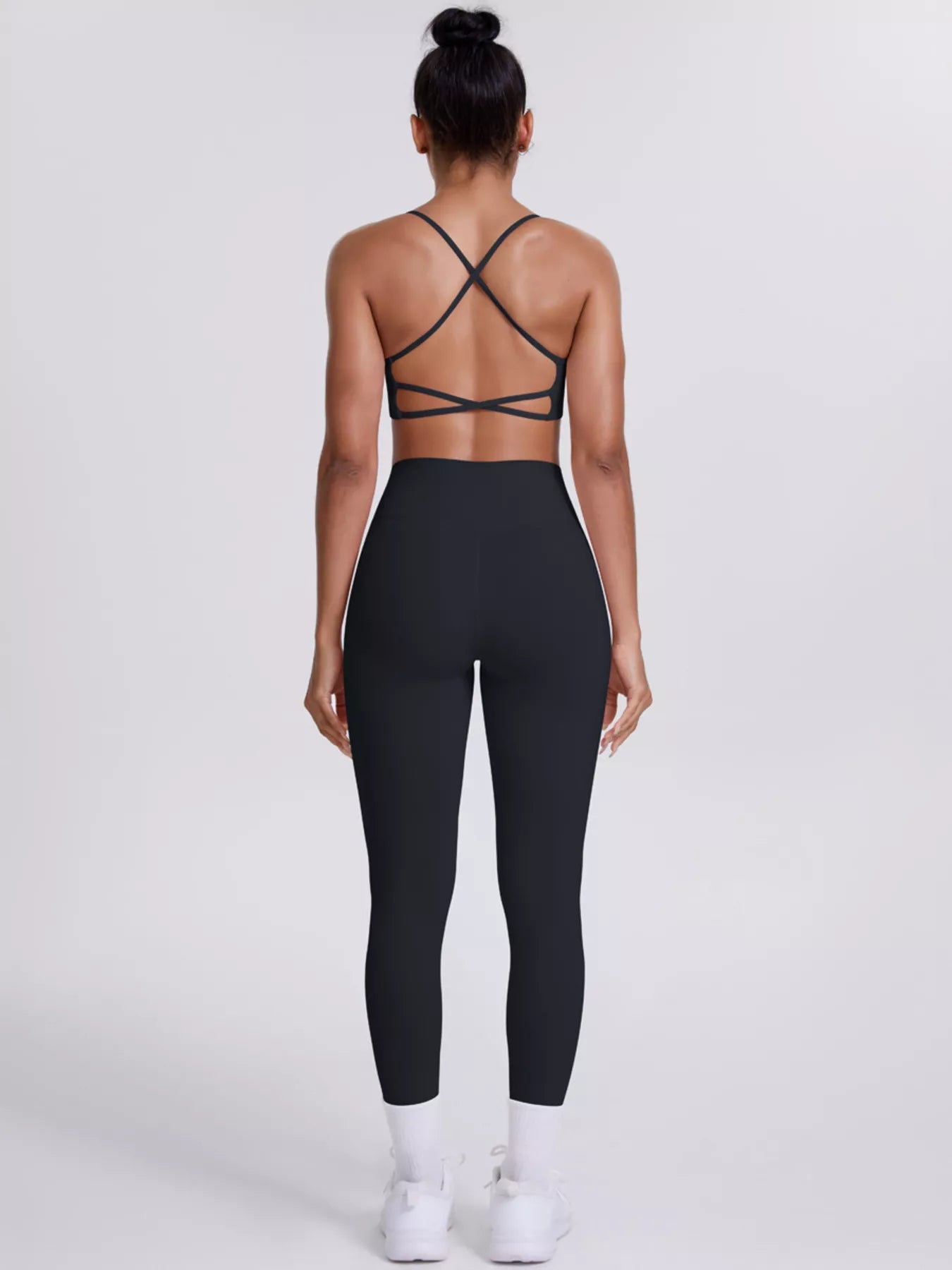 Criss-Cross Back Cami & Leggings Set