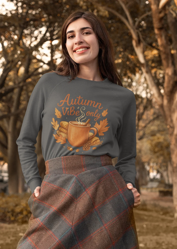 🍁 Autumn Vibes Only Crewneck Sweatshirt - Evie's Dreamlands
