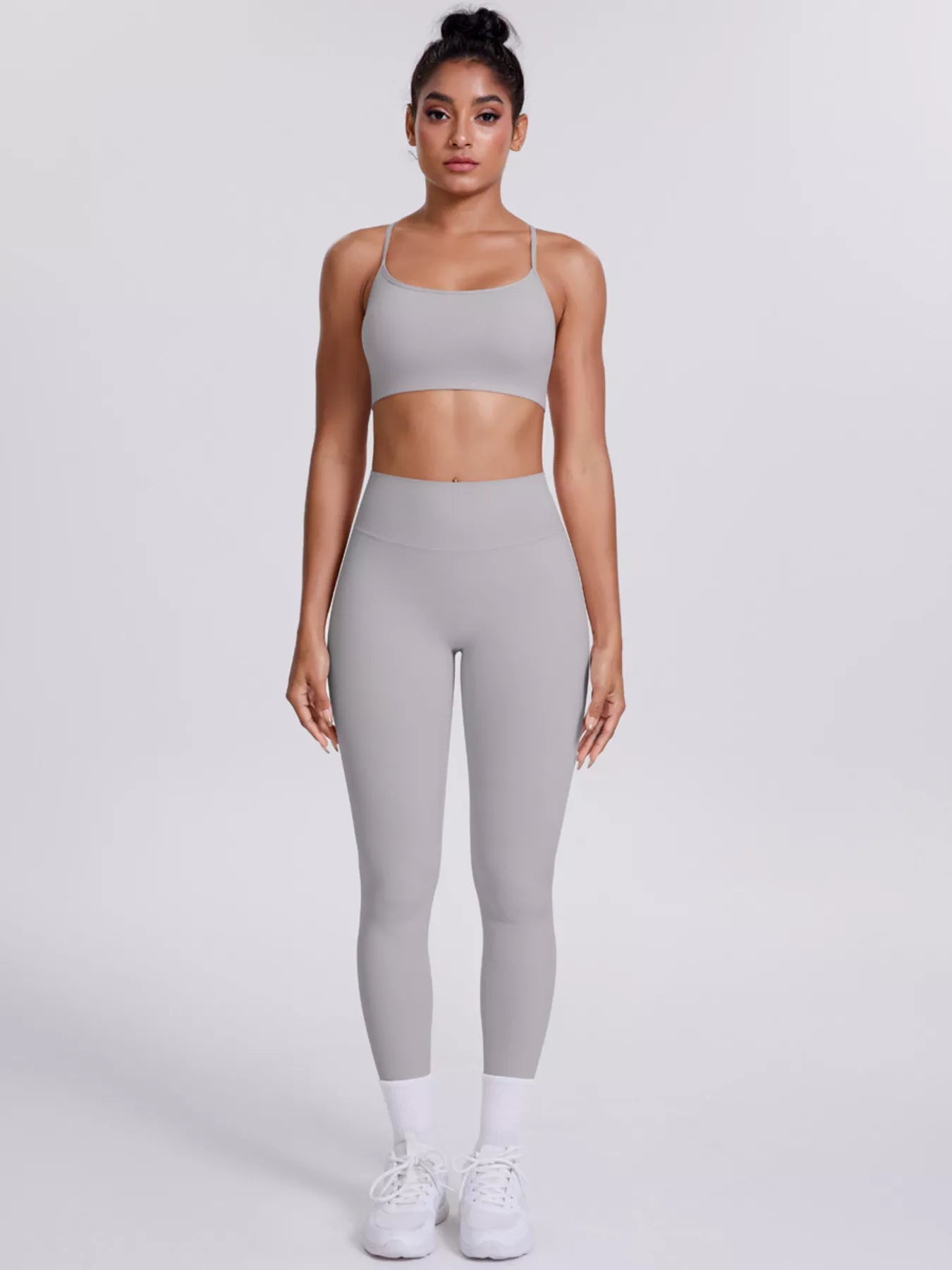 Criss-Cross Back Cami & Leggings Set