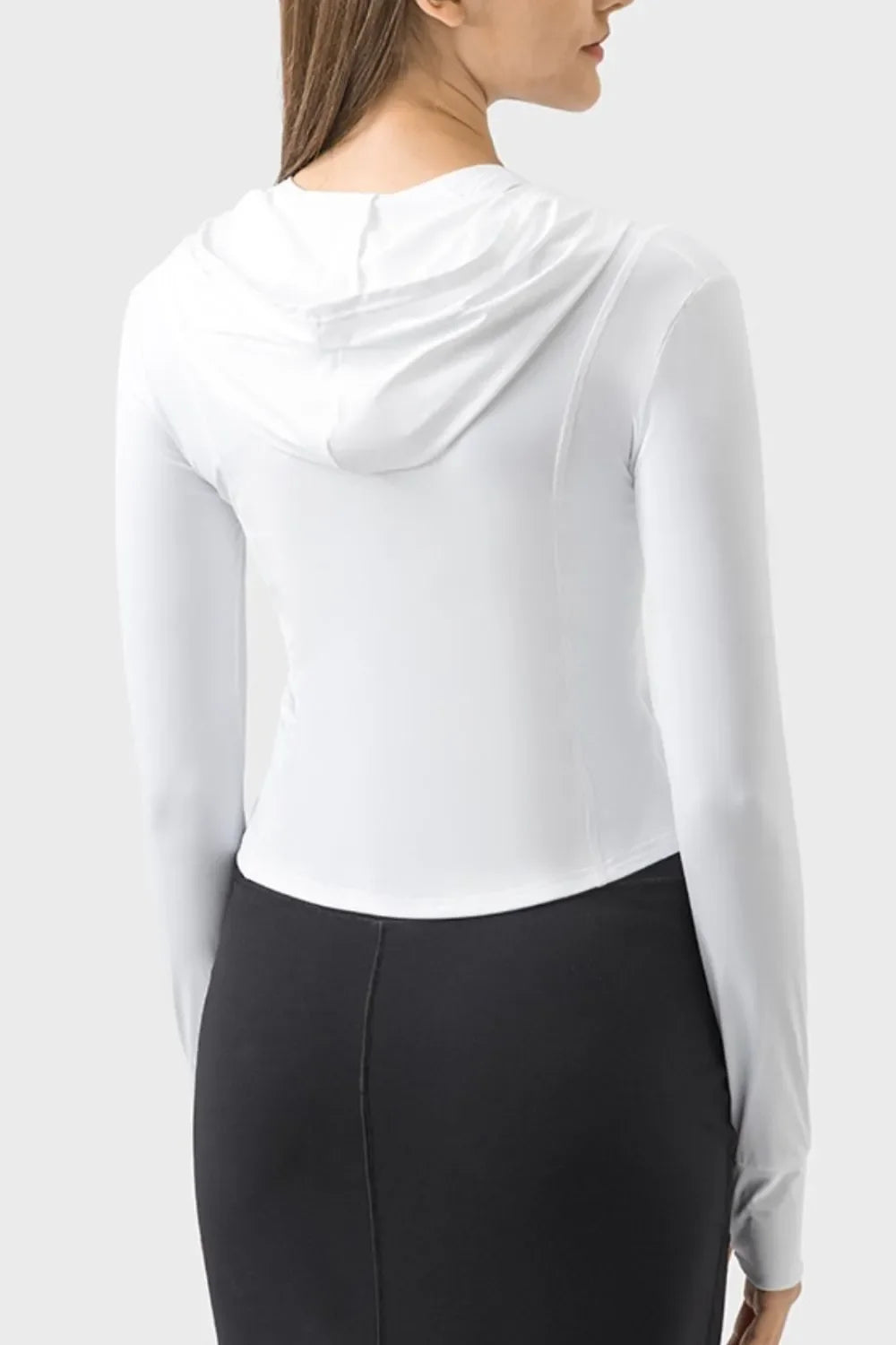Zip Up Hooded Active Jacket
