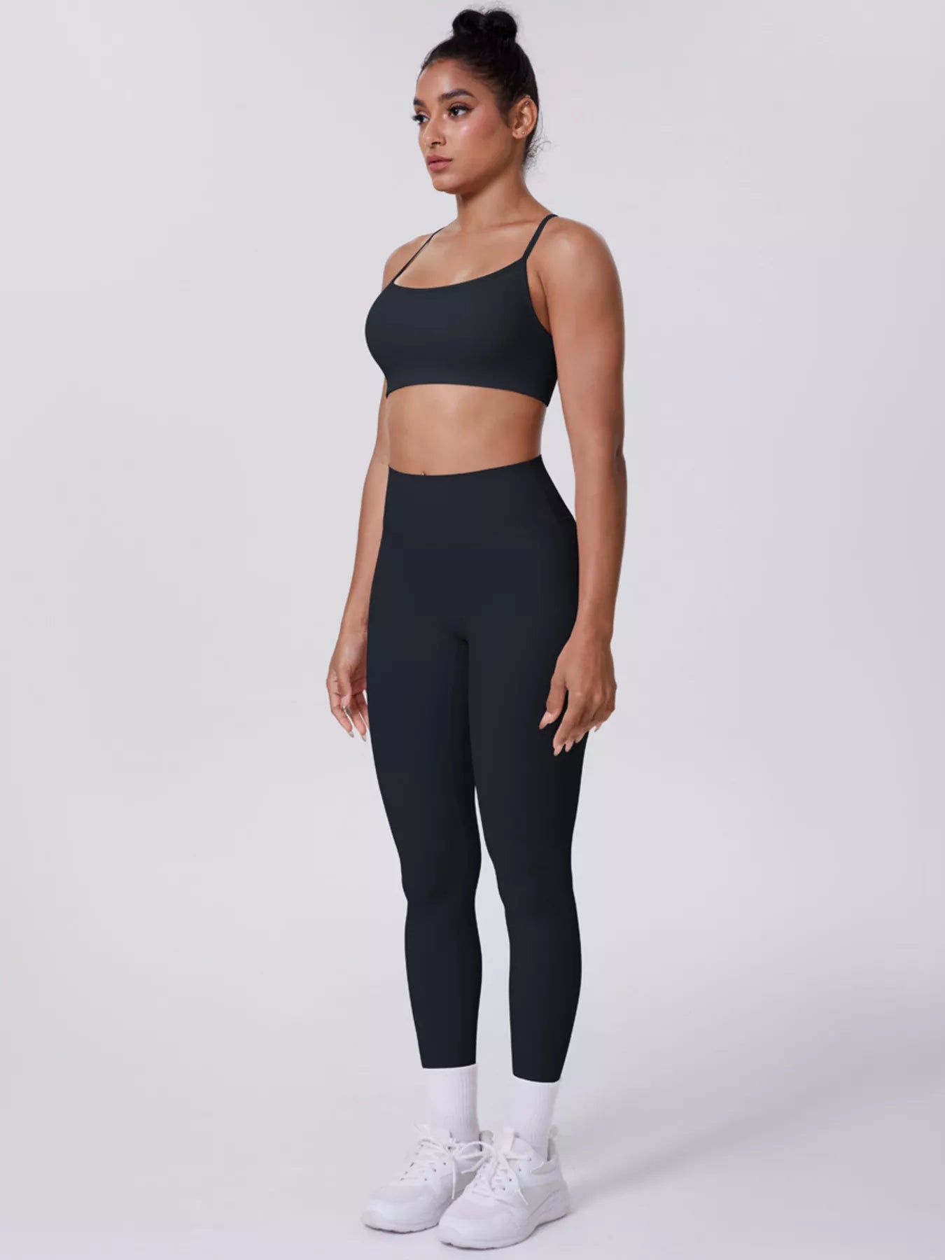 Criss-Cross Back Cami & Leggings Set