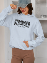 Stronger Than The Storm Christian Hoodie | Faith-Based Inspirational - Evie's Dreamlands