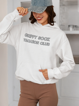Comfortable Heavy Blend unisex sweatshirt folded on clean background.