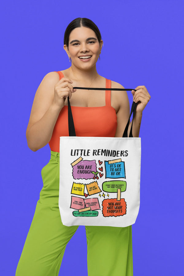 Motivational Affirmation Tote Bag | Self-Care, Positive Vibes - Evie's Dreamlands