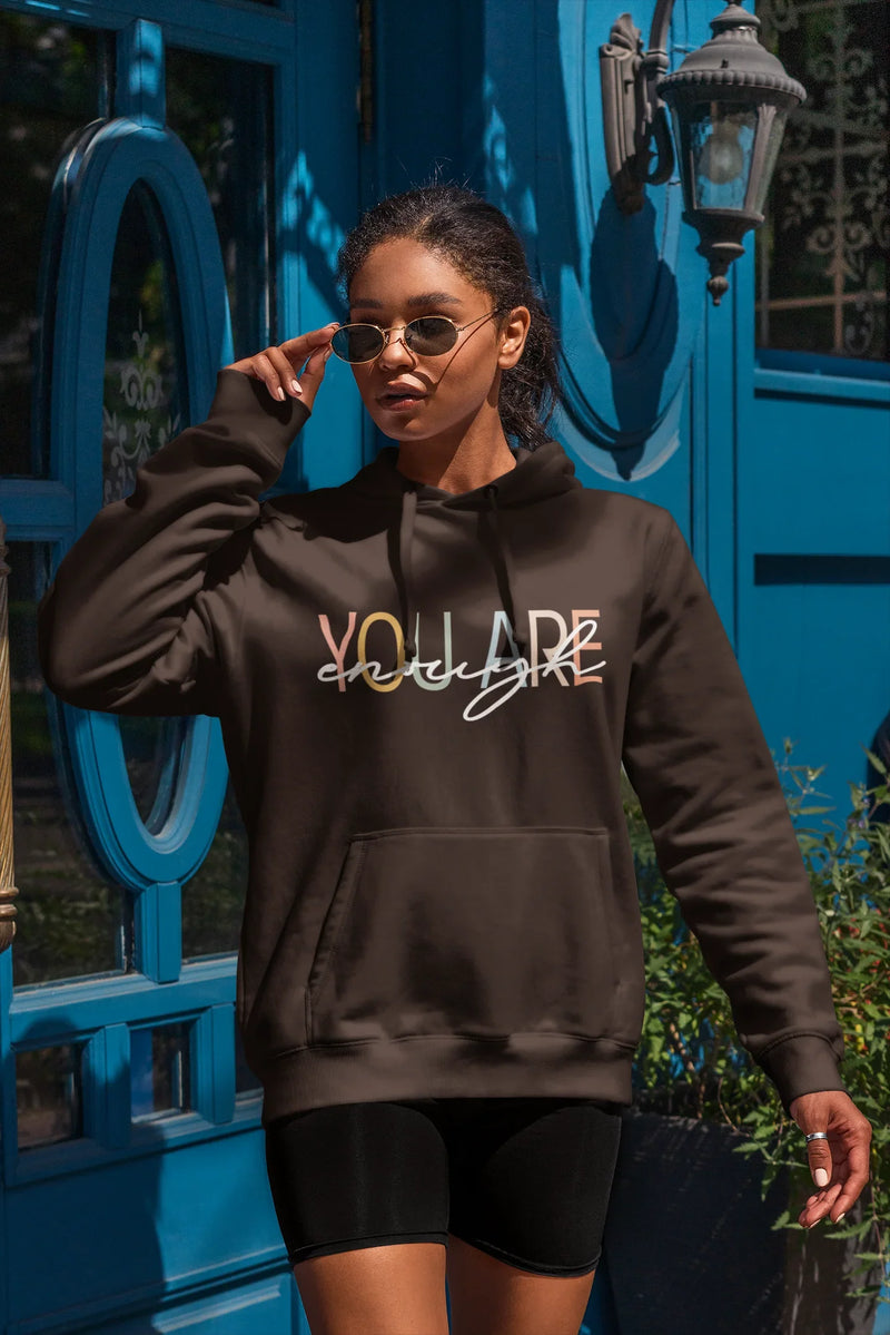 "You Are Enough" Motivational Hoodie | Self-Love Gift - Evie's Dreamlands