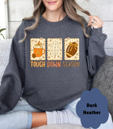 🏈 Touchdown Season Crewneck | Football Mom Game Day Sweatshirt | Gift for Mom - Evie's Dreamlands